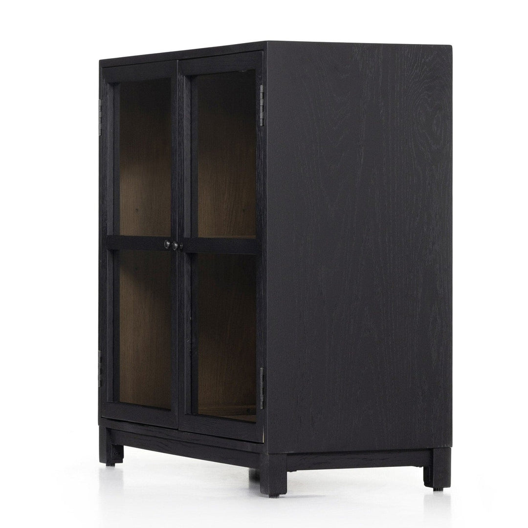 Evelyn Small Cabinet - Drifted Matte Black