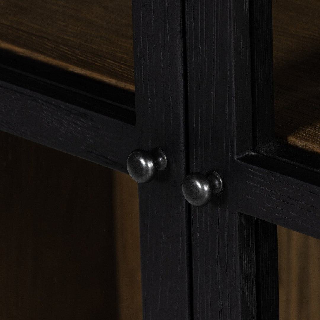 Evelyn Small Cabinet - Drifted Matte Black