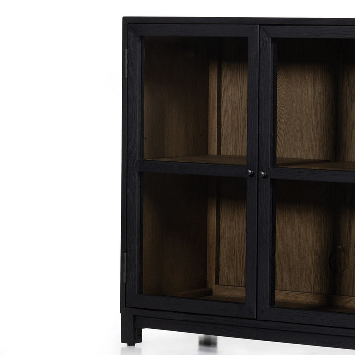 Evelyn Small Cabinet - Drifted Matte Black