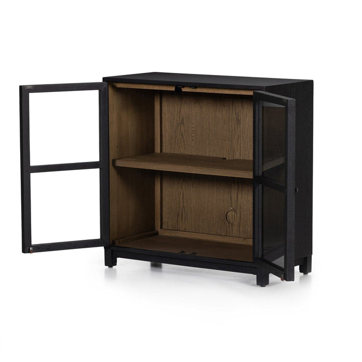 Evelyn Small Cabinet - Drifted Matte Black