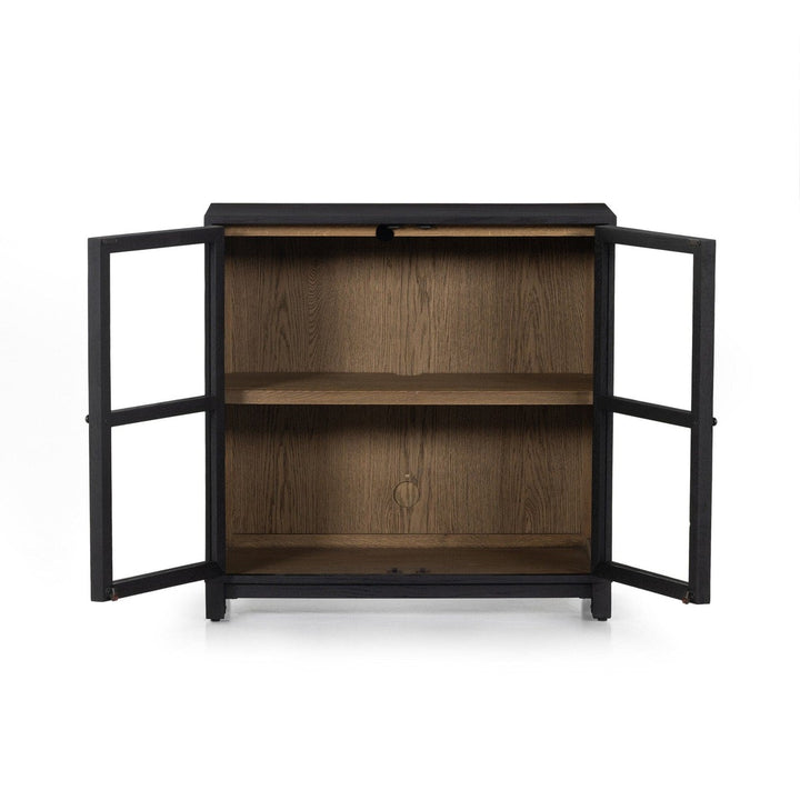 Evelyn Small Cabinet - Drifted Matte Black