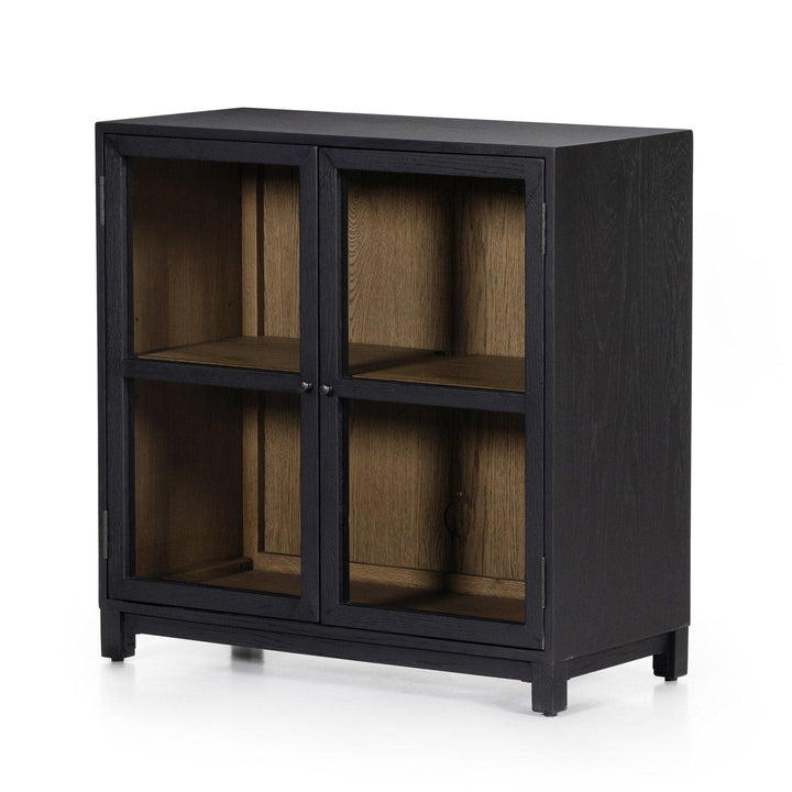 Evelyn Small Cabinet - Drifted Matte Black