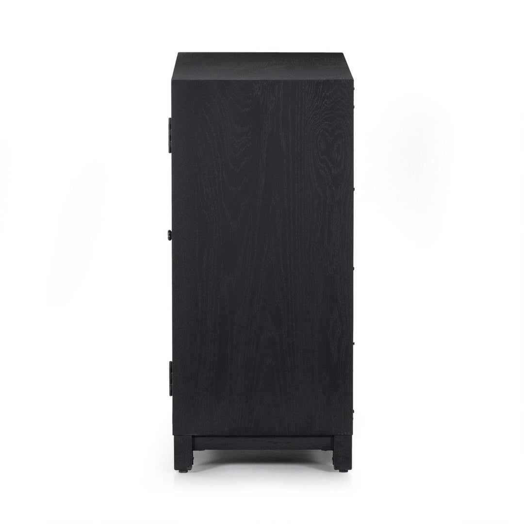 Evelyn Small Cabinet - Drifted Matte Black