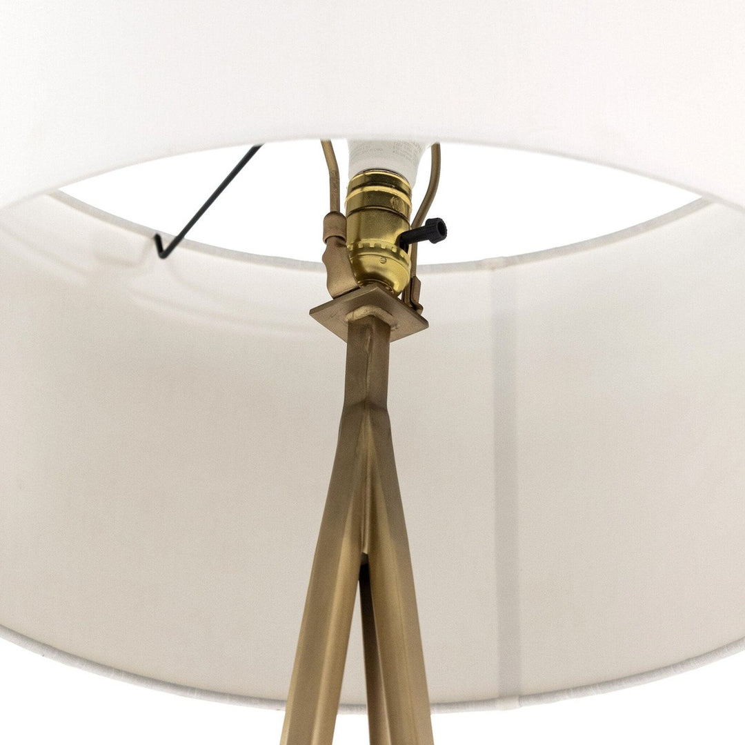 Wesley Floor Lamp - Antique Brass