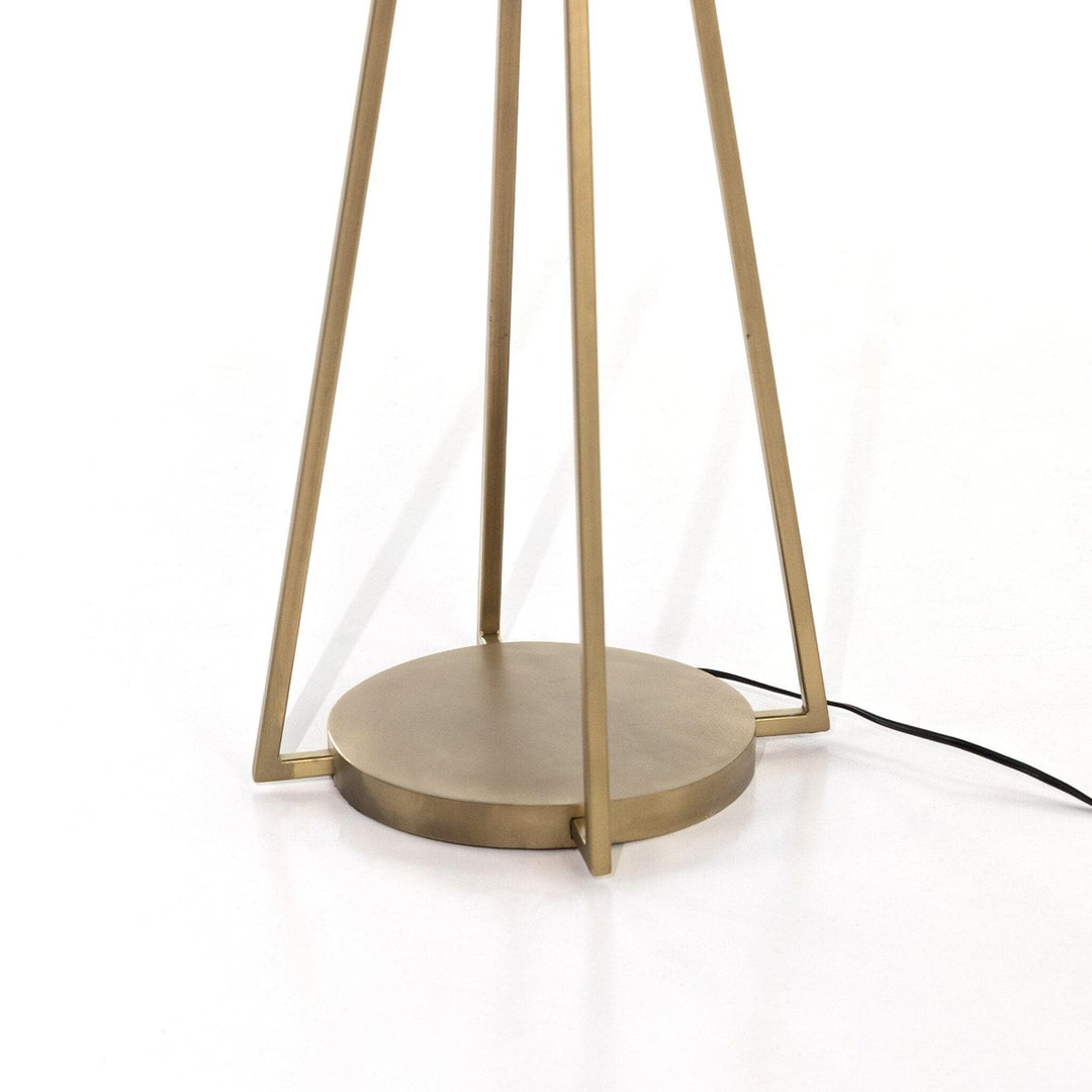 Wesley Floor Lamp - Antique Brass