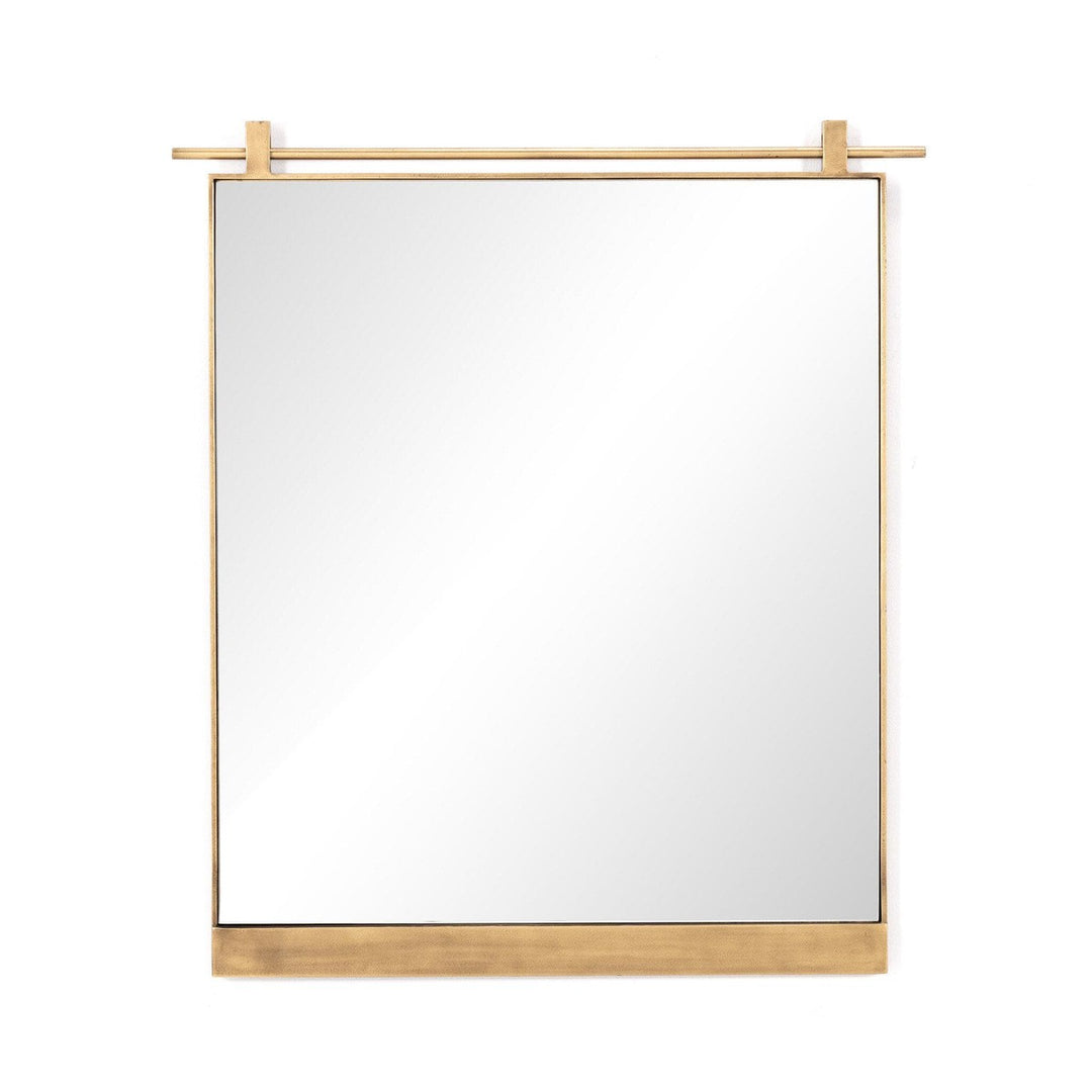 Chino Small Mirror - Antique Brass