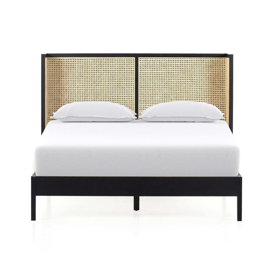 Amelia Cane Bed - Brushed Ebony - King