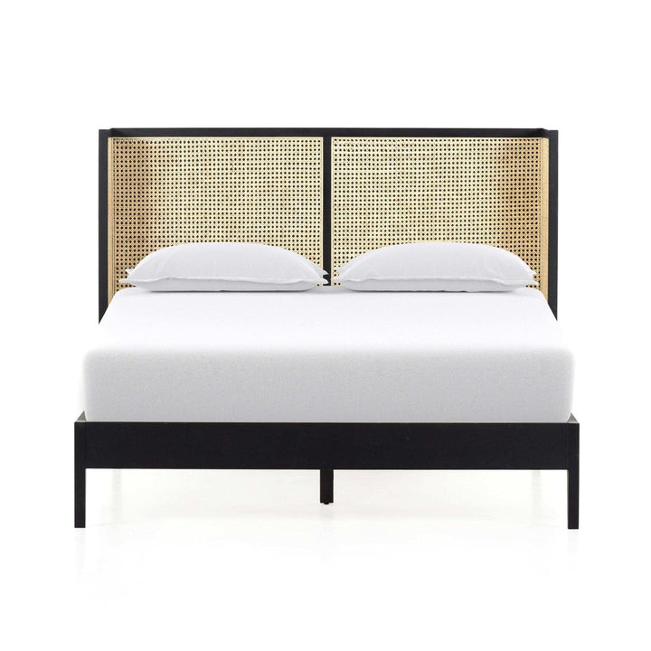 Amelia Cane Bed - Brushed Ebony - King