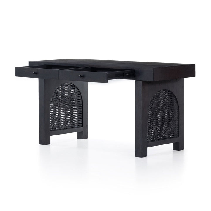 Trina Desk - Black Wash Mango