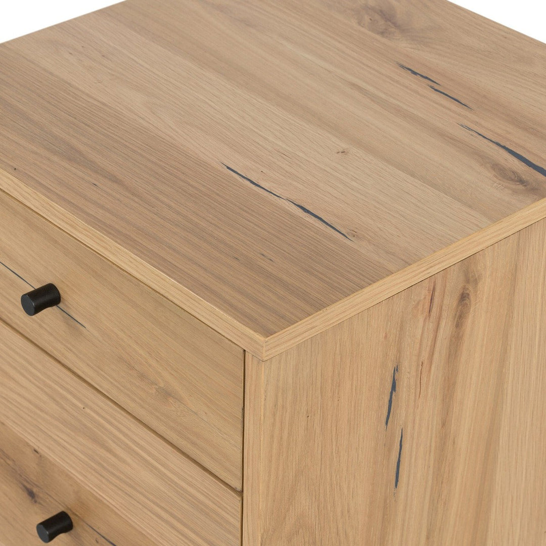 Easton Filing Cabinet - Light Oak Resin