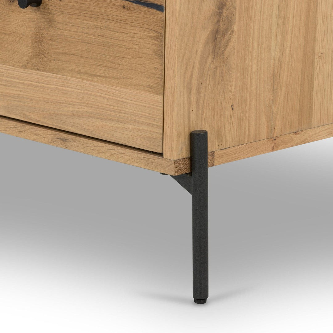 Easton Filing Cabinet - Light Oak Resin