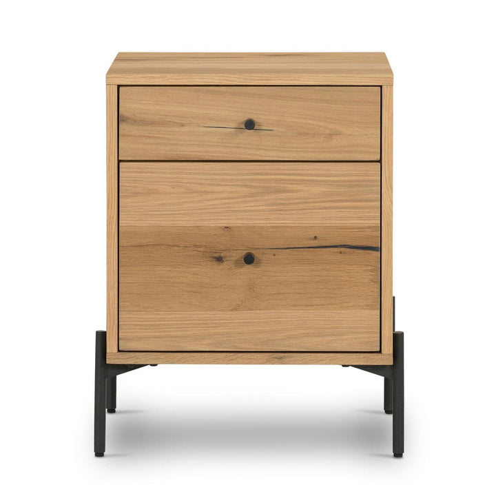 Easton Filing Cabinet - Light Oak Resin