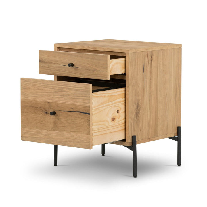 Easton Filing Cabinet - Light Oak Resin