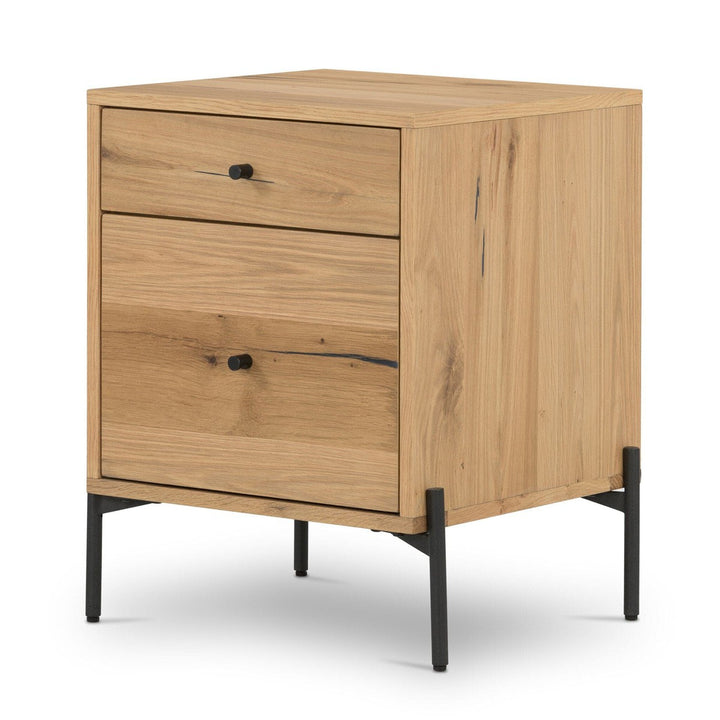 Easton Filing Cabinet - Light Oak Resin