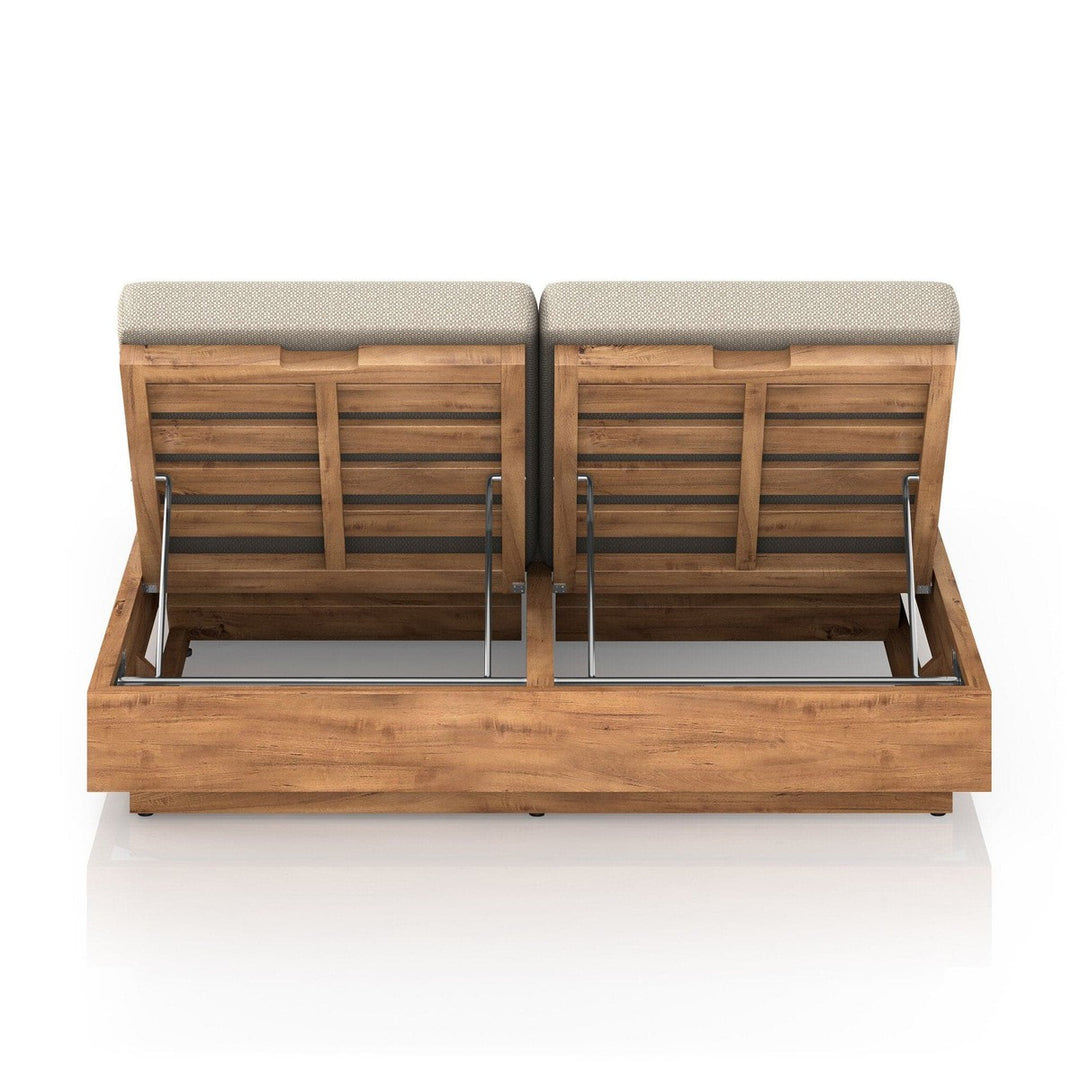 Kaya Outdoor Double Chaise Lounge - Faye Sand