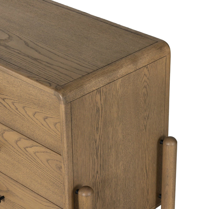 Charlotte 6 Drawer Dresser - Smoked Oak