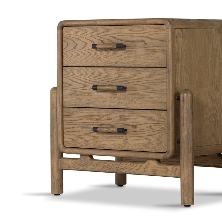 Charlotte Nightstand - Smoked Oak