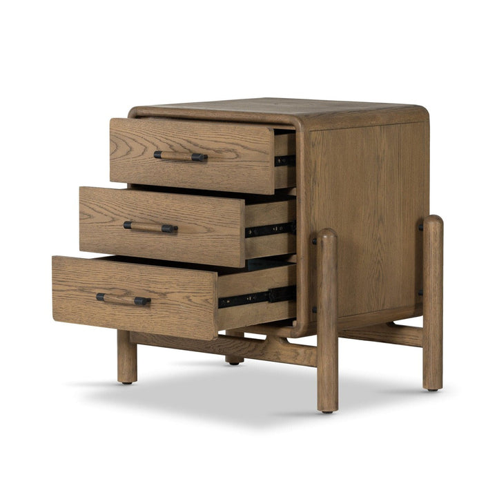 Charlotte Nightstand - Smoked Oak