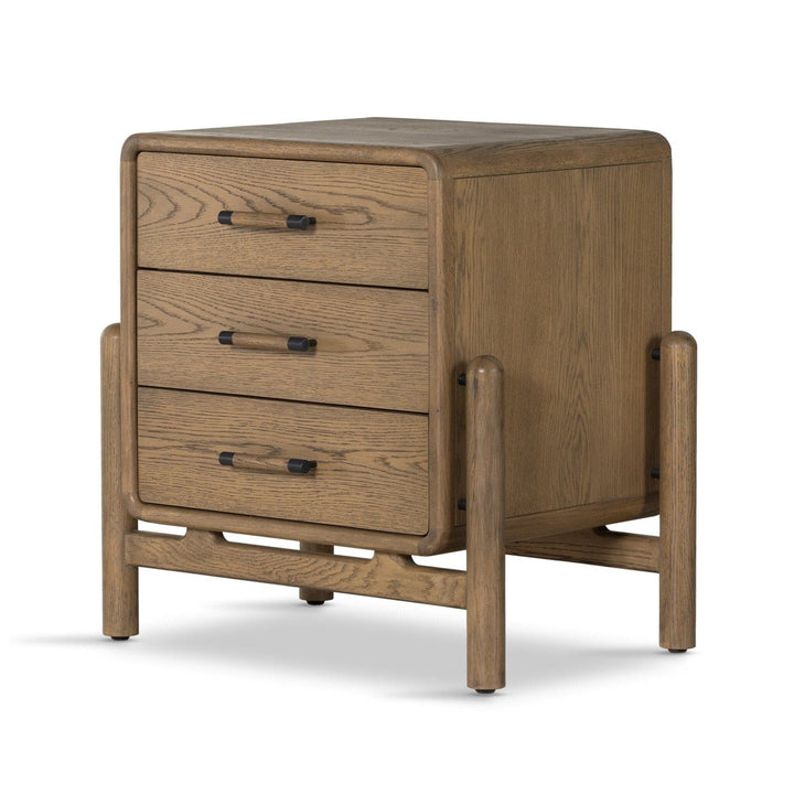 Charlotte Nightstand - Smoked Oak