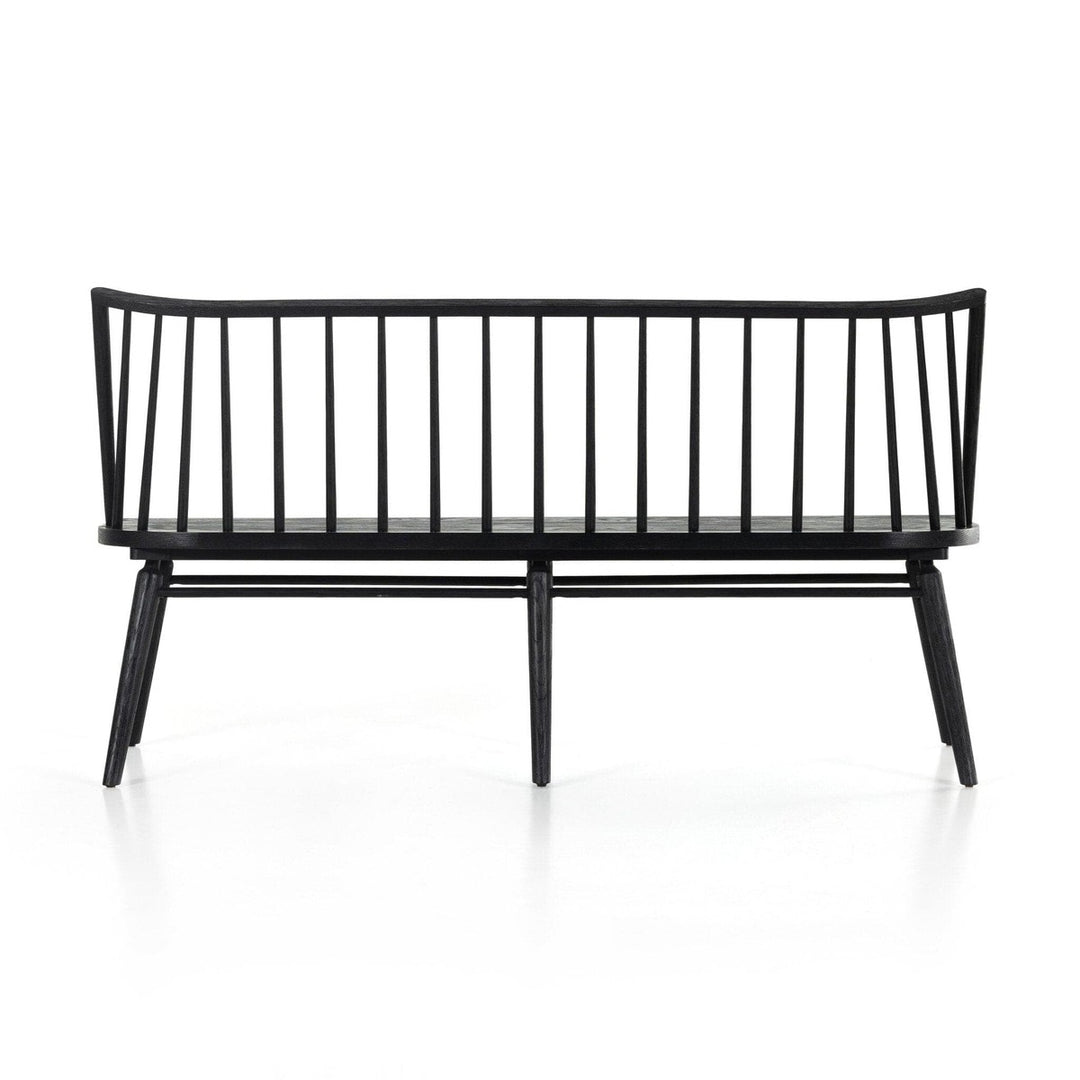 Liam Dining Bench - Black Oak