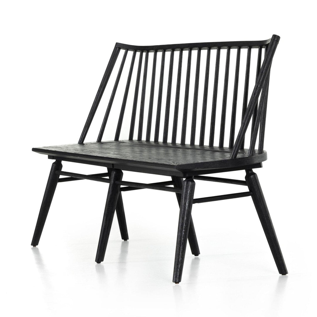 Liam Dining Bench - Black Oak