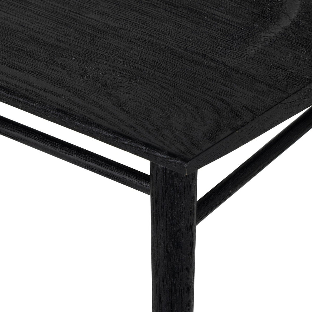 Liam Dining Bench - Black Oak