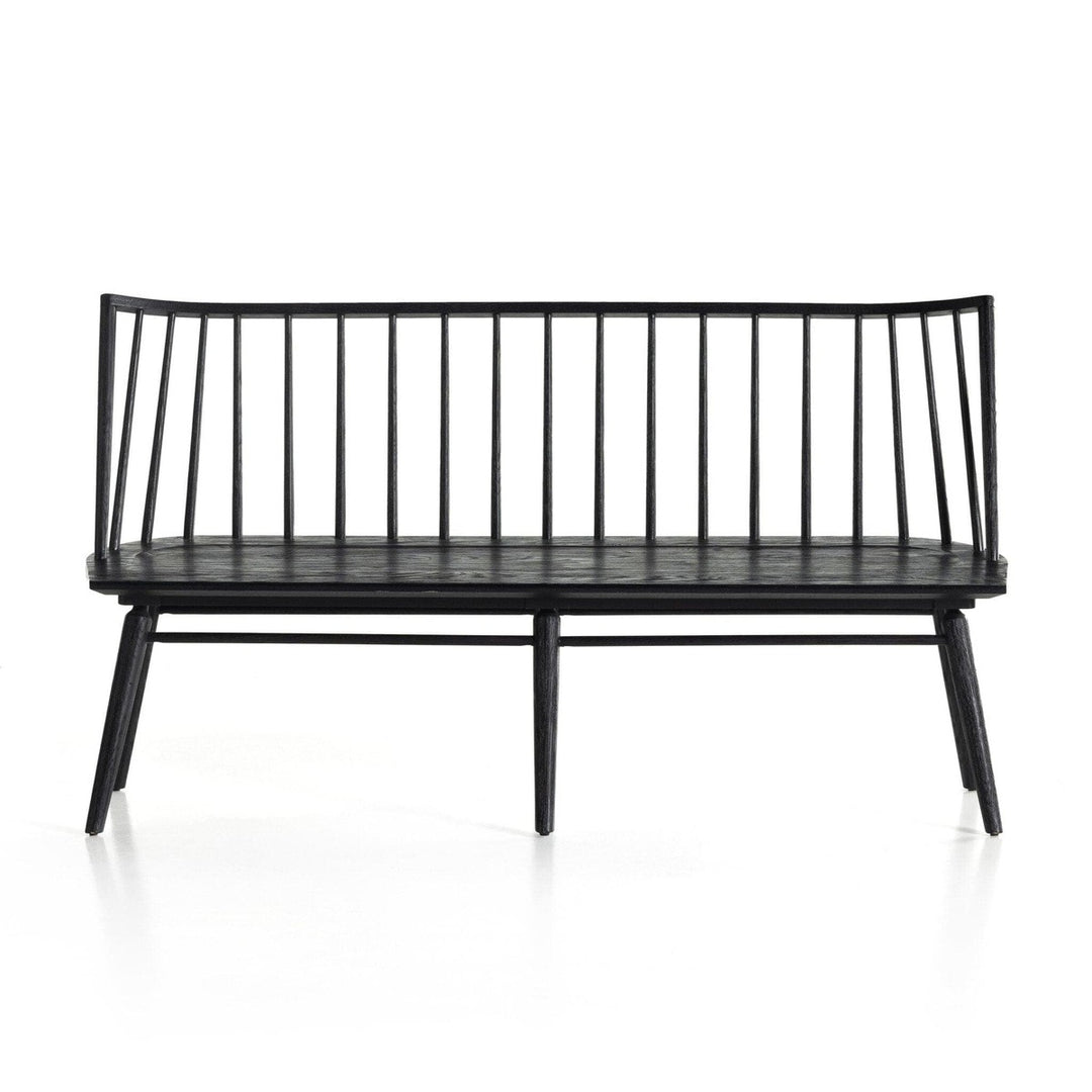 Liam Dining Bench - Black Oak