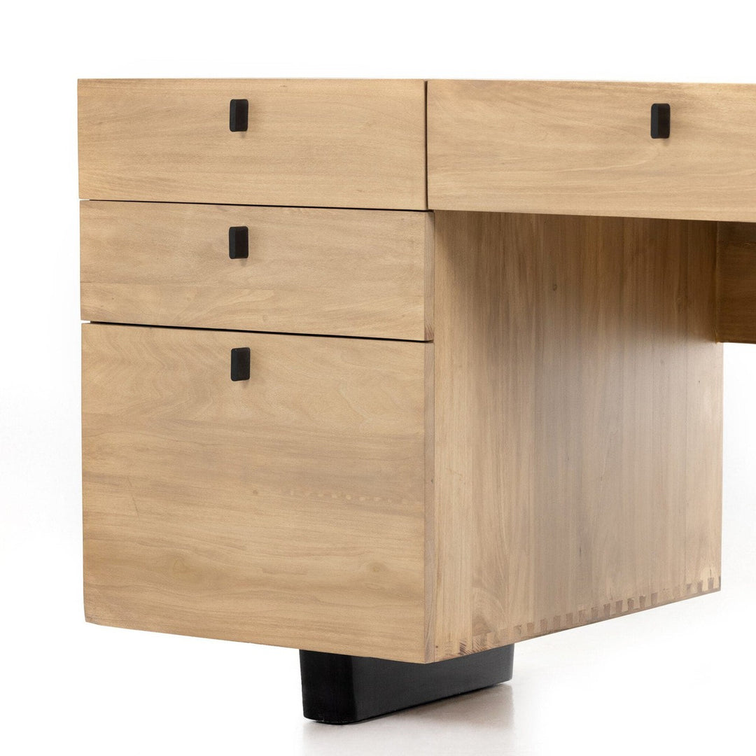 Stella Executive Desk - Dry Wash Poplar