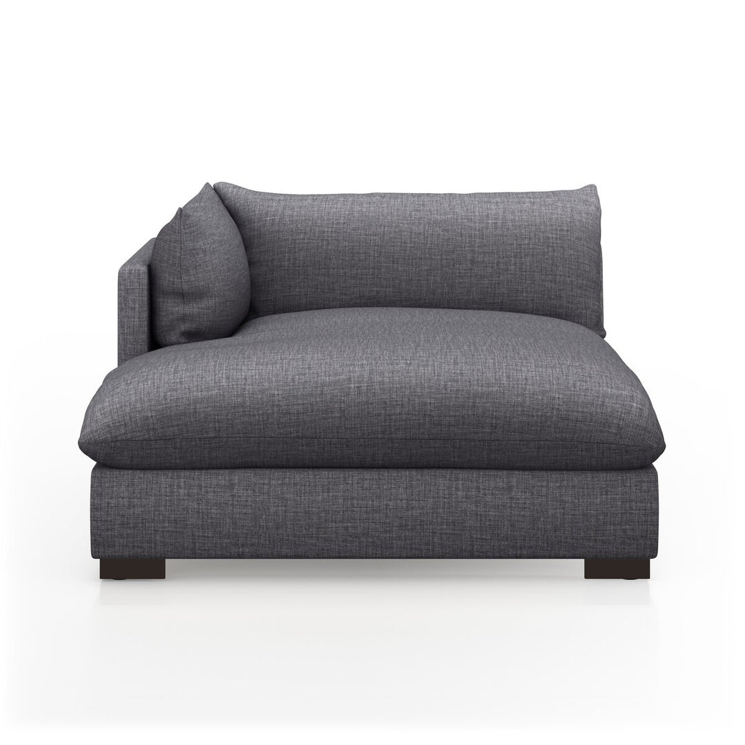 Build Your Own: Edgewood Sectional - Left Chaise Piece - 51" - Bennett Charcoal