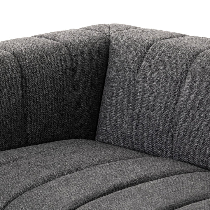 Ashford Channeled Sofa - 89" - Saxon Charcoal