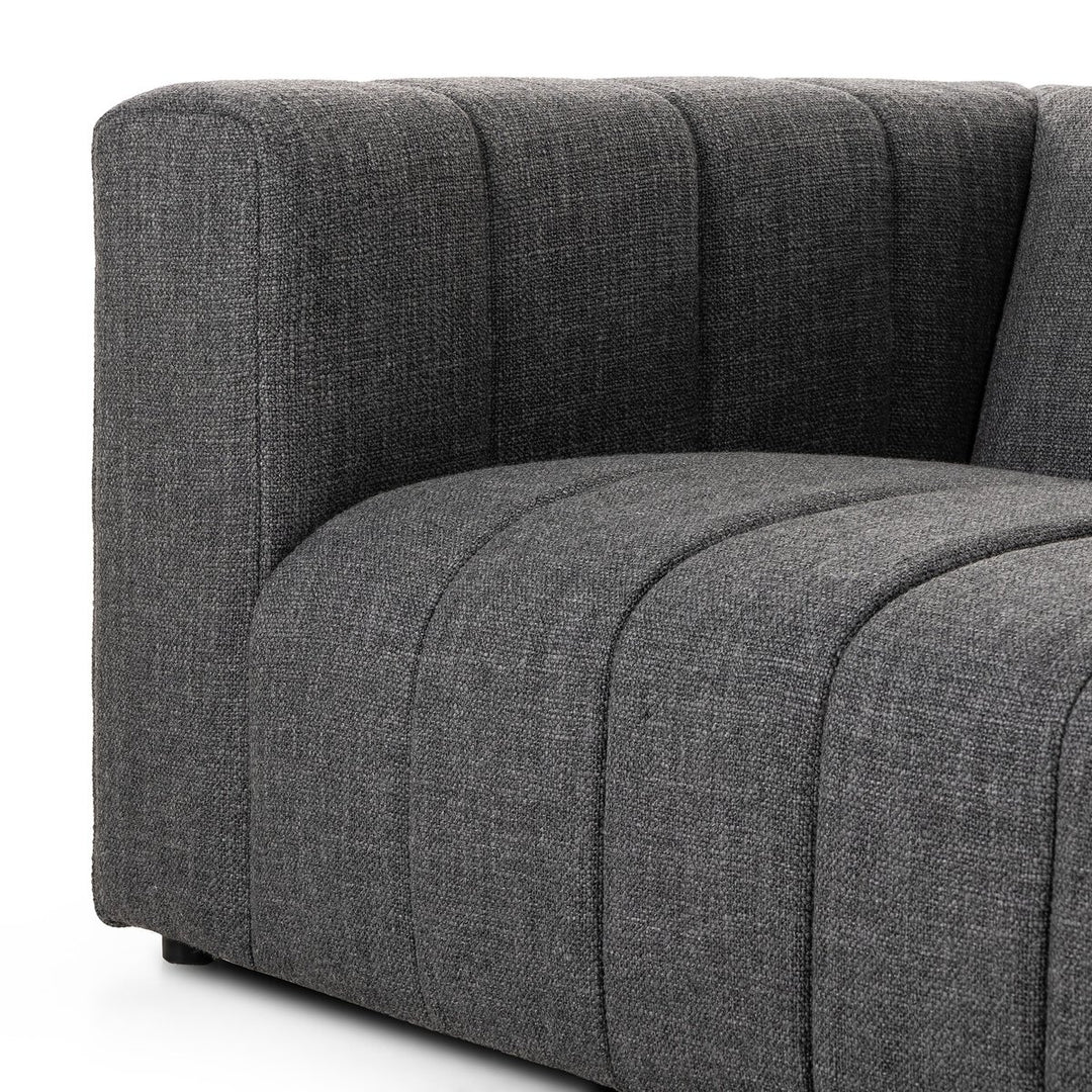 Ashford Channeled Sofa - 89" - Saxon Charcoal