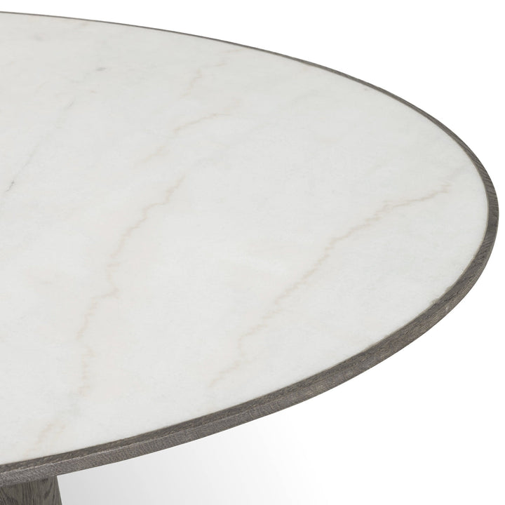 Skye Round Dining Table-White Marble-Four Hands-FH-228008-001-Dining Tables-4-France and Son
