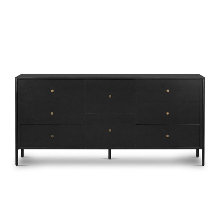 Silas 8 Drawer Dresser - Black