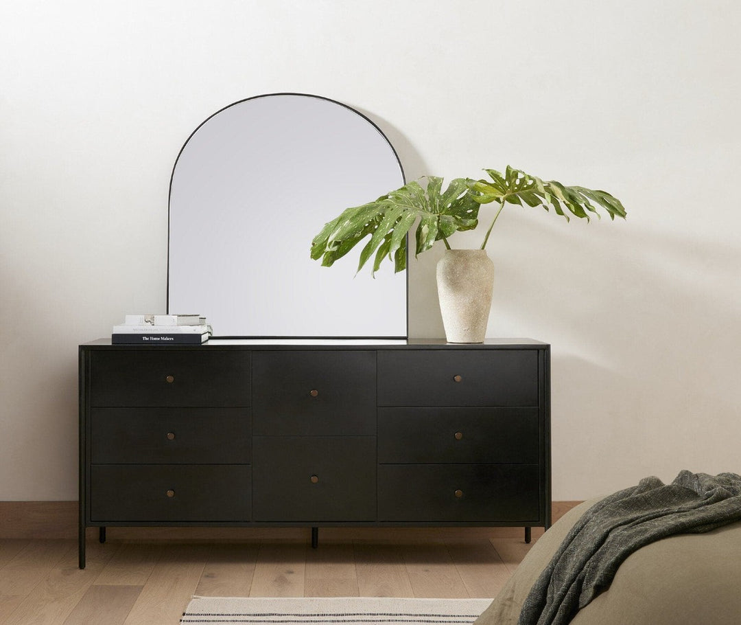 Silas 8 Drawer Dresser - Black