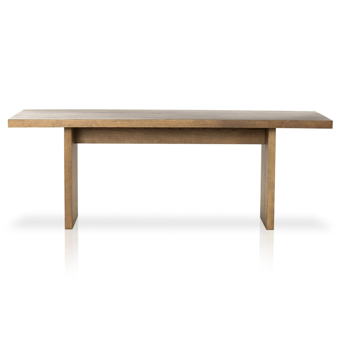 Edwin Dining Table - Amber Oak Resin