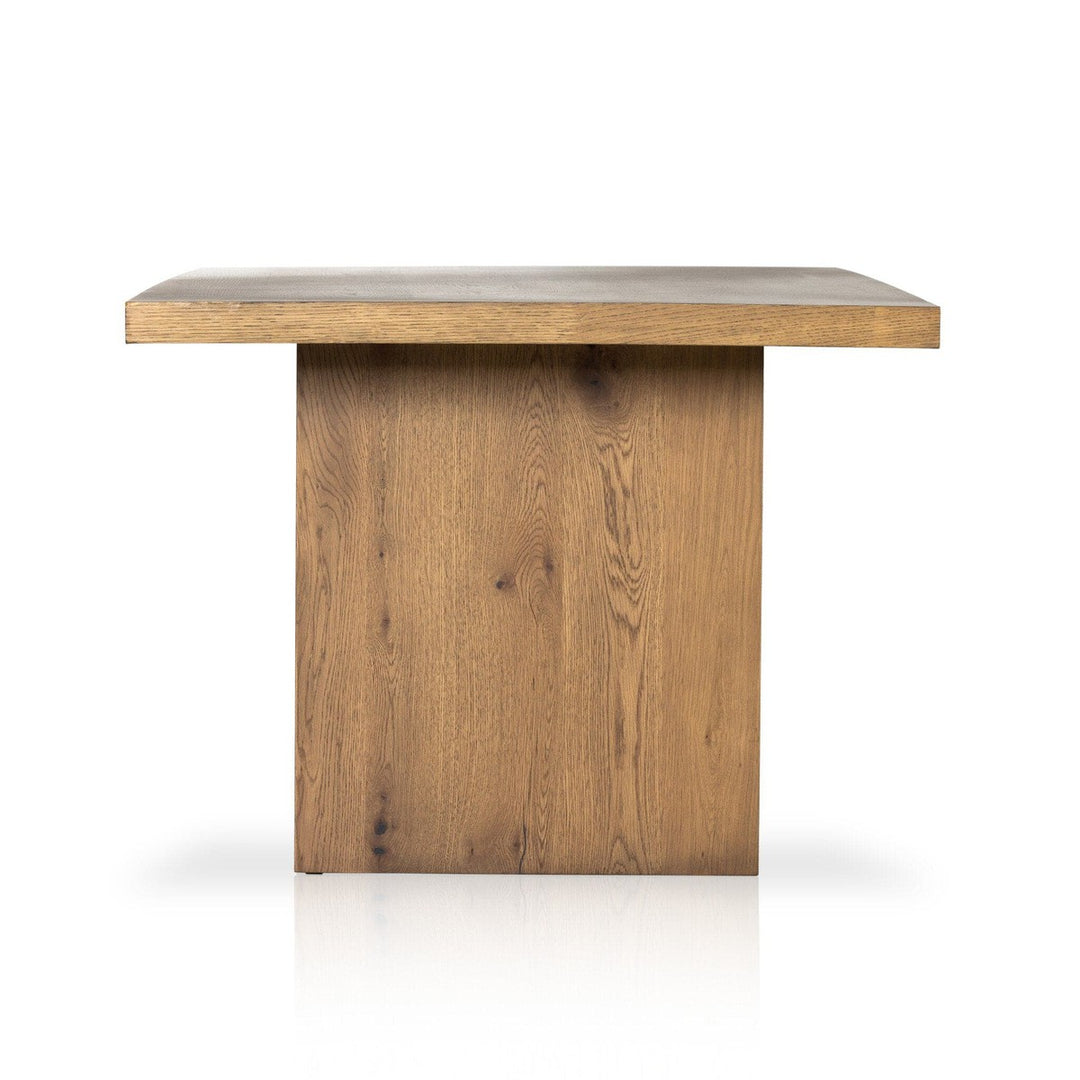 Edwin Dining Table - Amber Oak Resin