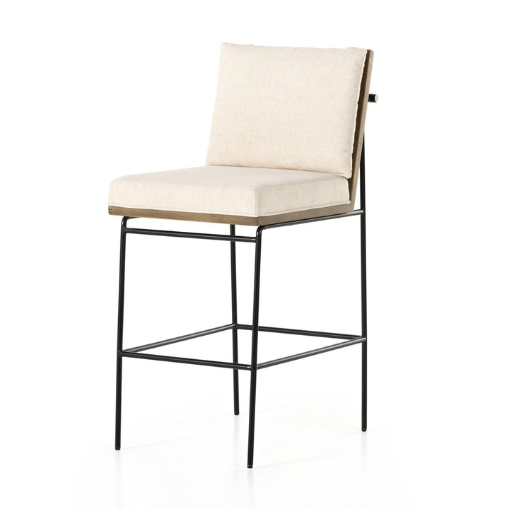 Crest Bar Stool - Savile Flax