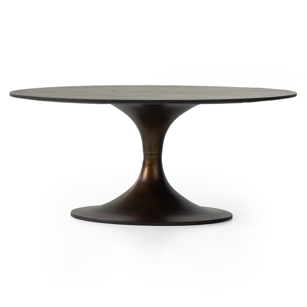 Sienna Round Coffee Table - Antique Rust