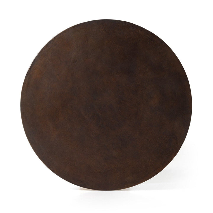 Sienna Round Coffee Table - Antique Rust