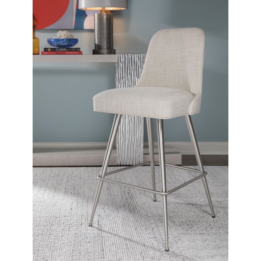 Bar & Counter Stools Dinah Swivel Bar Stool - Stainless Steel