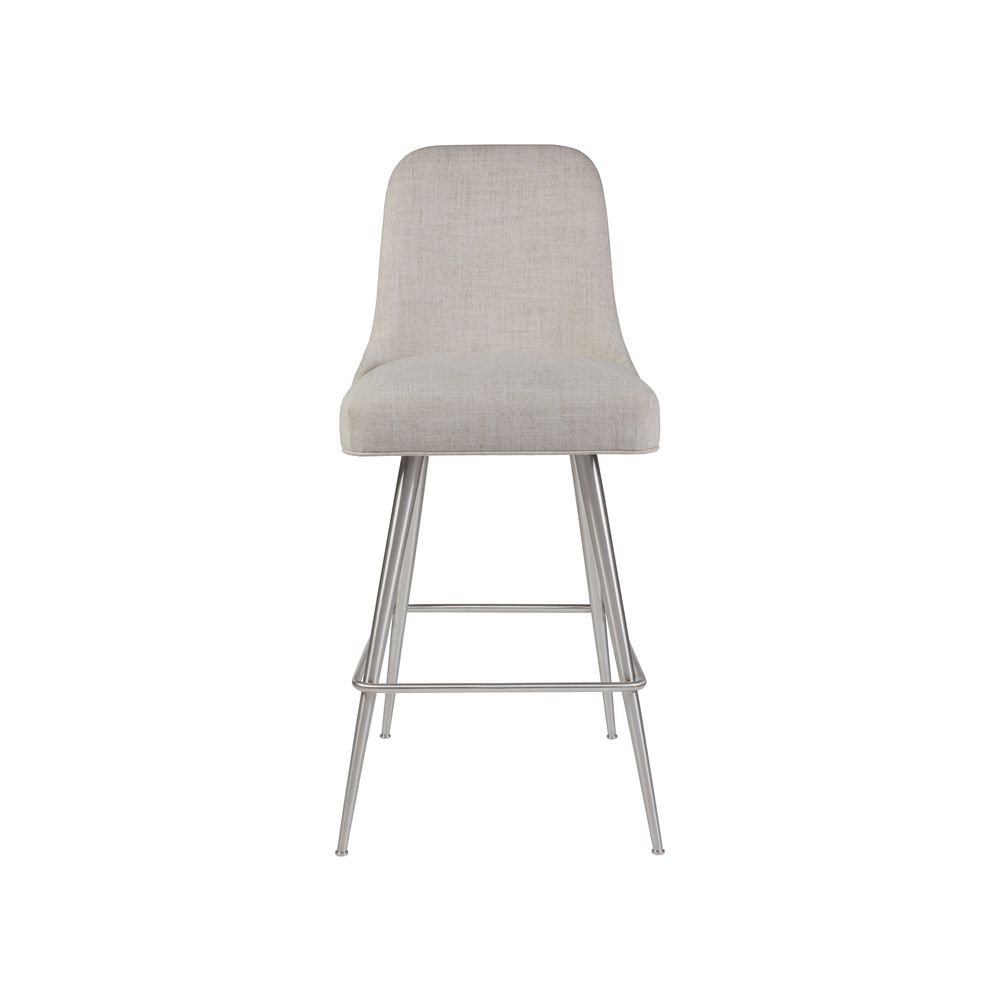 Dinah Swivel Bar Stool - Stainless Steel