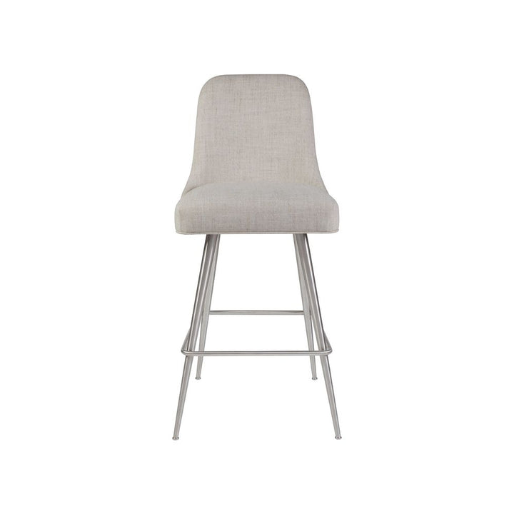 Dinah Swivel Bar Stool - Stainless Steel