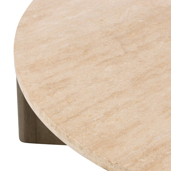 Toli Coffee Table-Four Hands-FH-228121-002-Coffee TablesItalian White Marble-19-France and Son