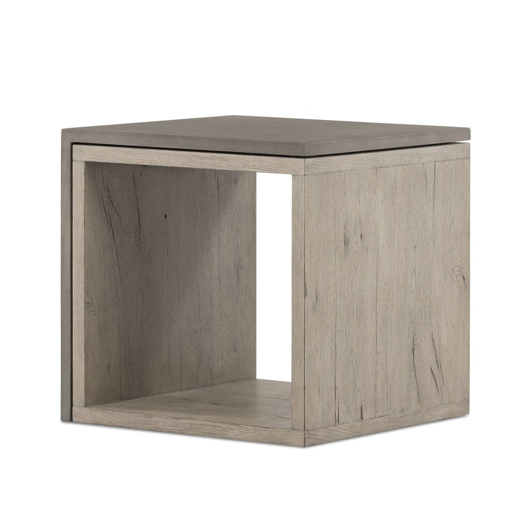 Farley End Table - Dark Grey Concrete