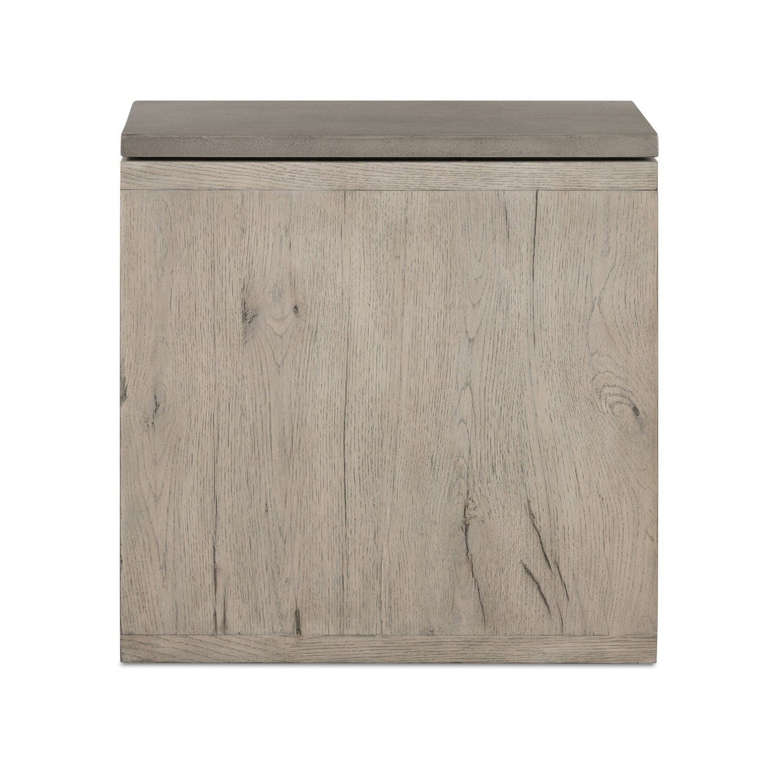 Farley End Table - Dark Grey Concrete