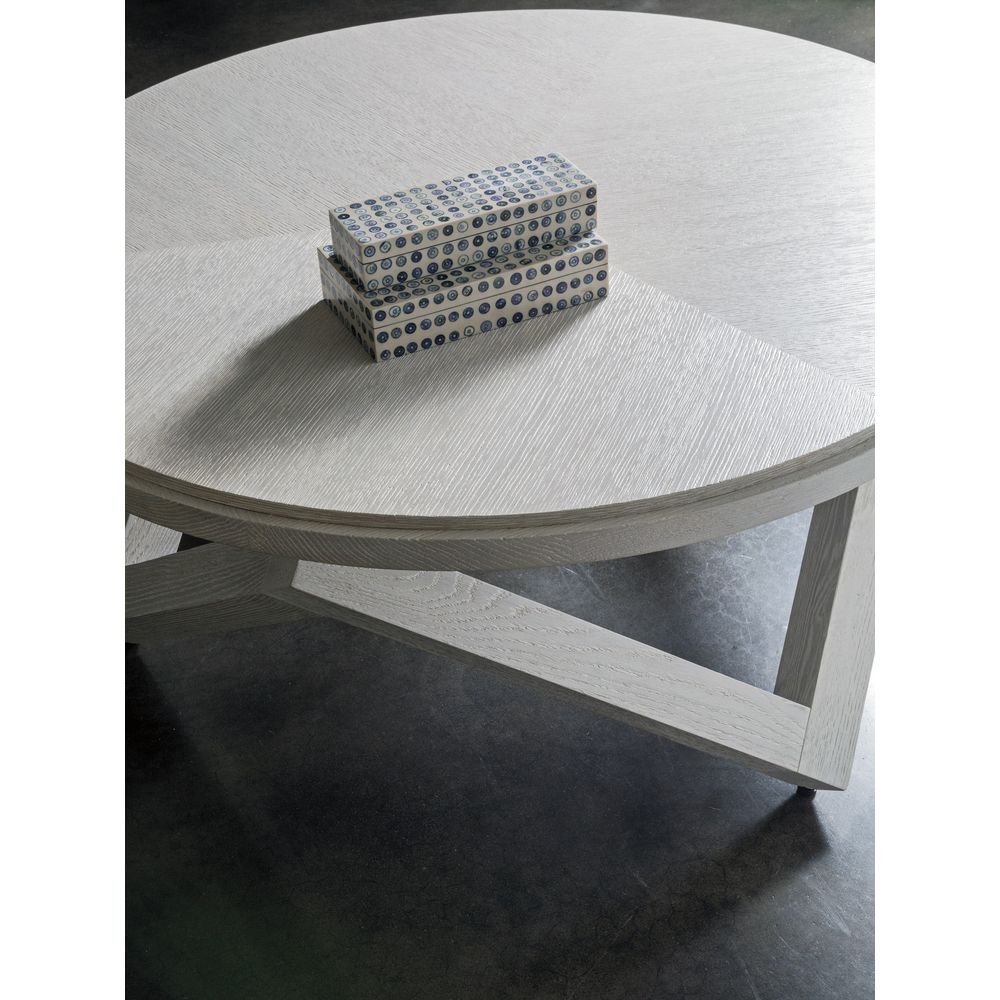 Coffee Tables Isoceles Round Cocktail Table - Creamy White
