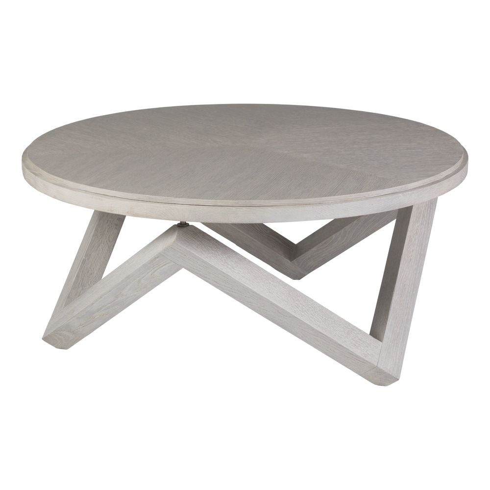 Coffee Tables Isoceles Round Cocktail Table - Creamy White