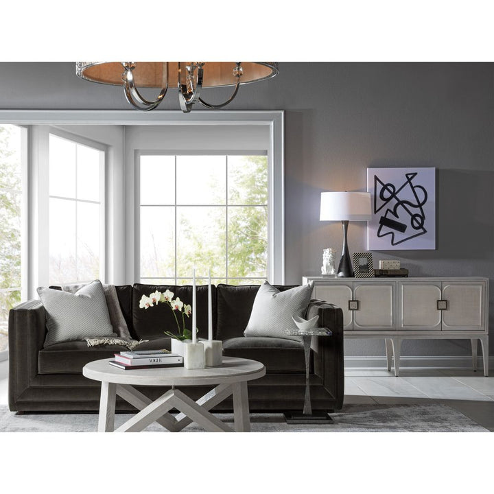 Coffee Tables Isoceles Round Cocktail Table - Creamy White