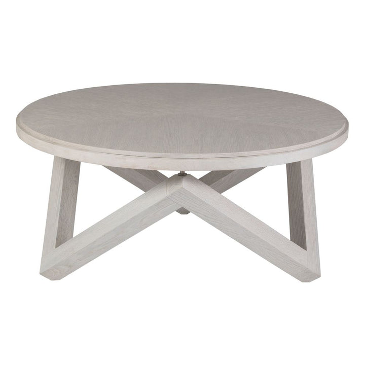 Isoceles Round Cocktail Table - Creamy White