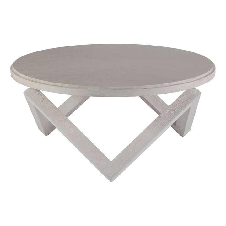 Isoceles Round Cocktail Table - Creamy White